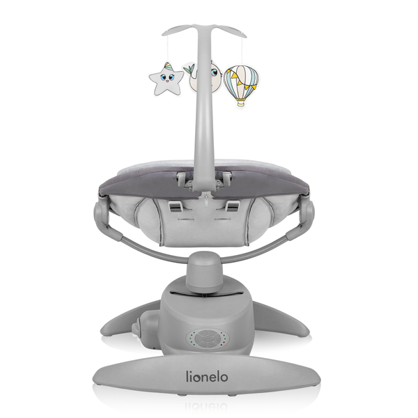 Крісло-гойдалка Lionelo Mell Grey Stone, сірий - Pampik - 6