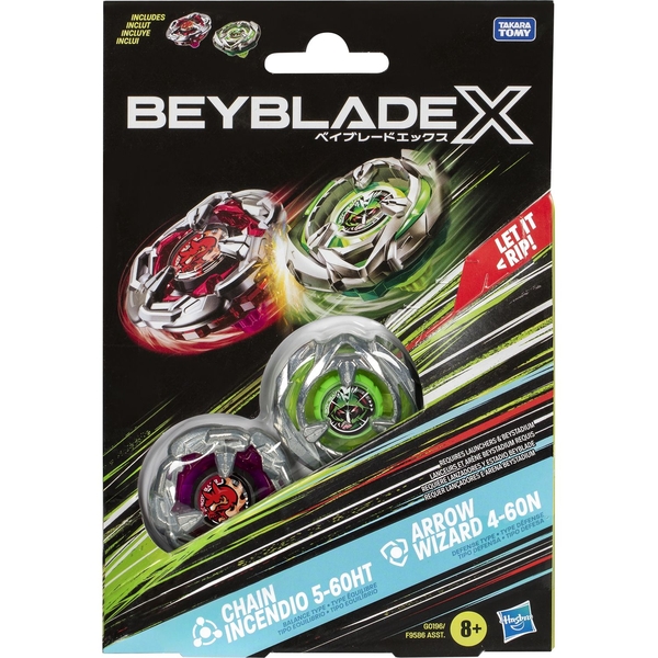 Набір іграшковий Hasbro Beyblade X Dual Pack Set з двох дзиґ (F9586_G0196) - Pampik - 3