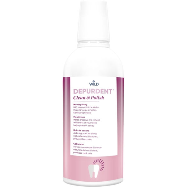 Ополіскувач для порожнини рота Dr. Wild Depurdent Очищення та полірування, 500 мл - Pampik