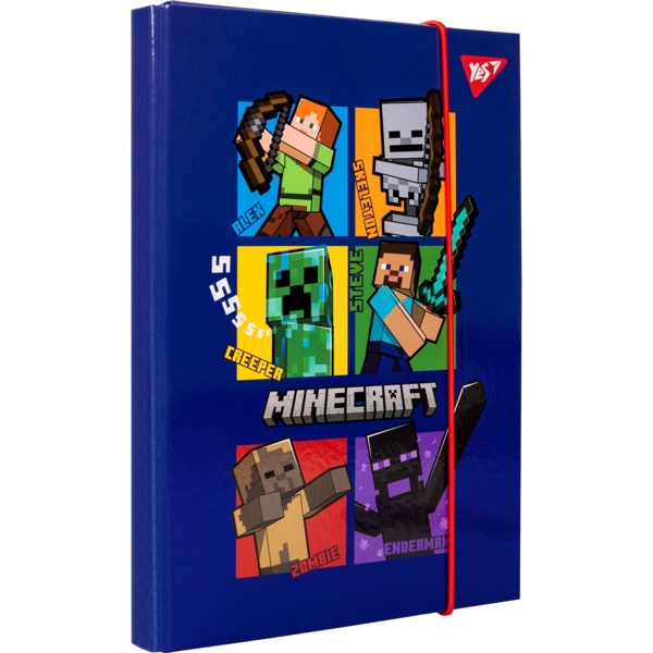 Папка для тетрадей Yes Minecraft, В5, картонная (500238) - Pampik