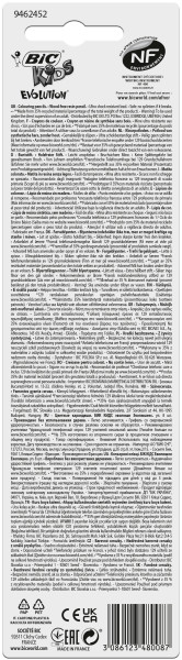 Олівці кольорові BIC Kids Evolution Ecolutions, 8 кольорів (9464831) - Pampik - 2