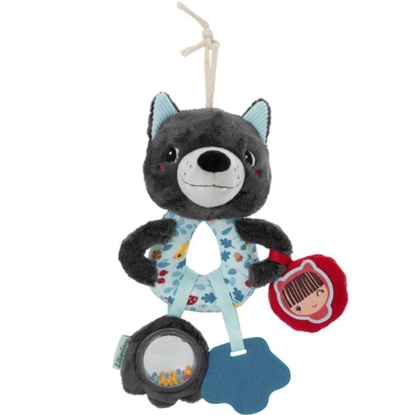 Розвиваюча іграшка на коляску Lilliputiens Вовк Луї (83505) - Pampik