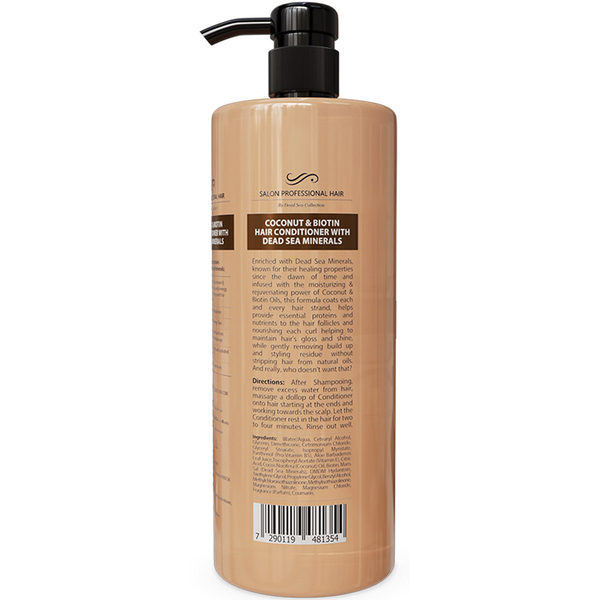 Шампунь для волосся Dead Sea Collection з кокосом і мінералами Мертвого моря 1000 мл - Pampik - 2