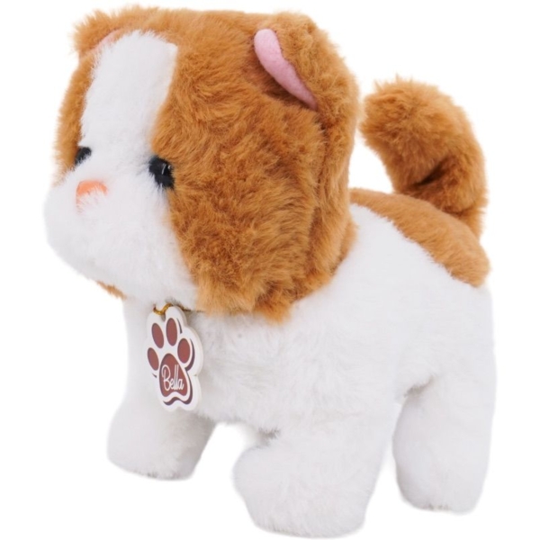 Інтерактивна іграшка Pugs at Play Біло-коричневе кошеня Bella (ST-PAP07) - Pampik