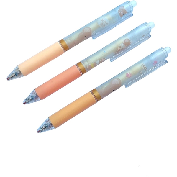 Набор гелевых ручек автоматических Malevaro чернил синего цвета дизайн 10 пиши-стирай 12 шт. (33112/12) - Pampik