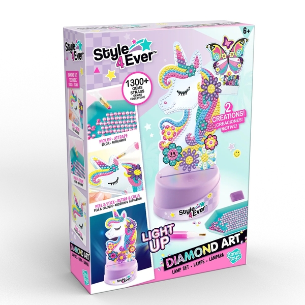 Набор для творчества Canal Toys Style 4 Ever Diamond Art Деко с подсветкой (OFG299) - Pampik - 2