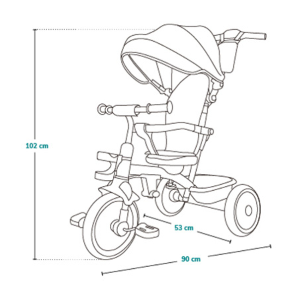 Велосипед Lionelo Berry Green Forest, зеленый - Pampik - 20