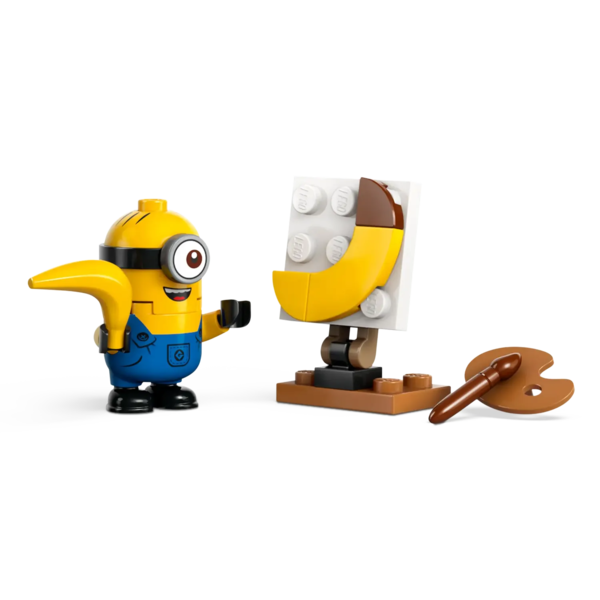 Конструктор LEGO Despicable Me Посіпаки й банановий автомобіль, 136 деталей (75580) - Pampik - 4