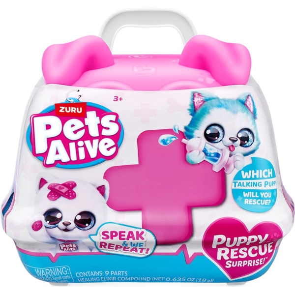 Інтерактивний ігровий набір Pets & Robo Alive Pet Shop Surprise S3 Повторюшка лікар (9540) - Pampik