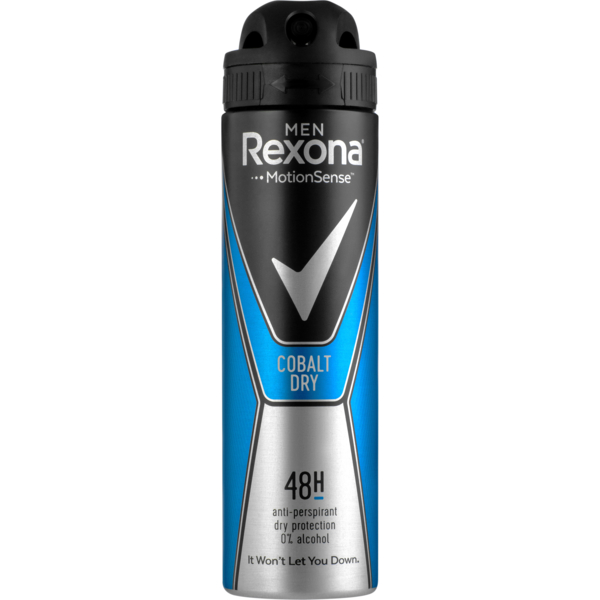 Антиперспірант Rexona Men MotionSense Cobalt, аерозоль, 150 мл - Pampik