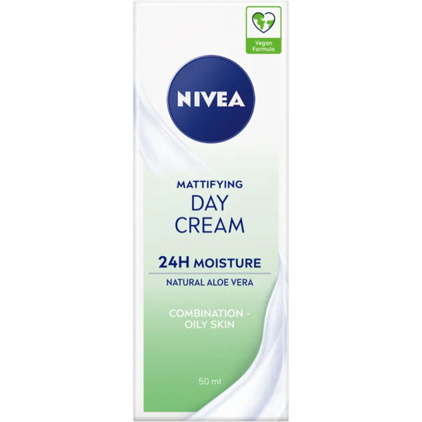 Матирующий дневной крем Nivea Интенсивное увлажнение 24 часа для комбинированной и жирной кожи 50 мл - Pampik - 3