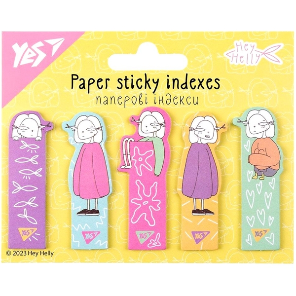 Индексы бумажные Yes Неy Helly! 56х20 мм 100 шт. (170396) - Pampik