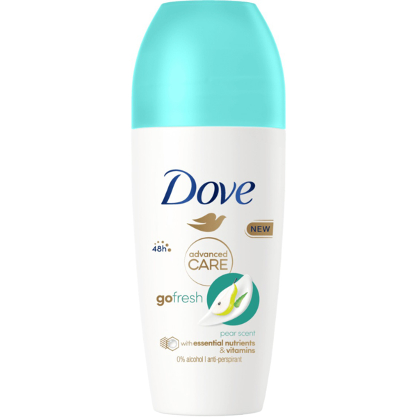 Антиперспірант Dove Go Fresh 72h Груша та Алое віра, кульковий, 50 мл - Pampik