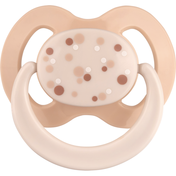 Пустышка плоская Baby-Nova с рисунком и кольцом, силикон, 2 шт. (3962315) - Pampik