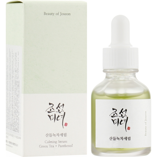 Заспокійлива сироватка із зеленим чаєм та пантенолом Beauty of Joseon Calming serum Green tea + Panthenol 30 мл - Pampik