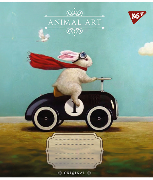 Набір зошитів Yes Animal art А5, в клітинку, 60 аркушів, 10 шт. (767138) - Pampik - 4