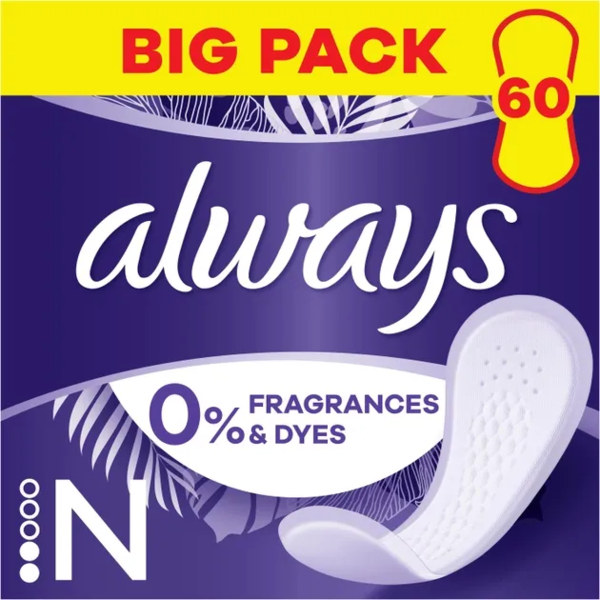 Щоденні прокладки Always Daily Fresh Normal Без запаху, 60 шт. - Pampik