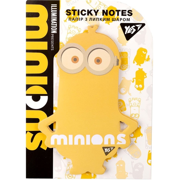 Бумага для заметок Yes Minions фигурная 40 листов (170358) - Pampik
