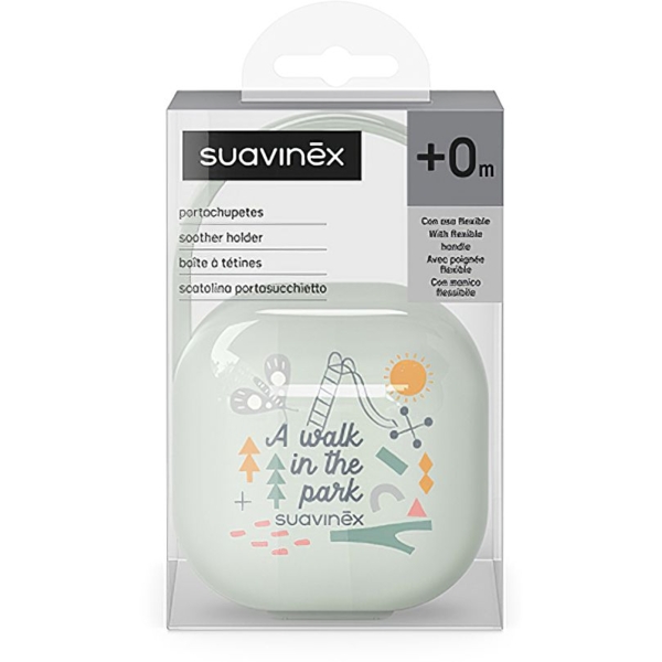 Футляр для пустушки Suavinex A walk in the park, зелений (308203) - Pampik - 2