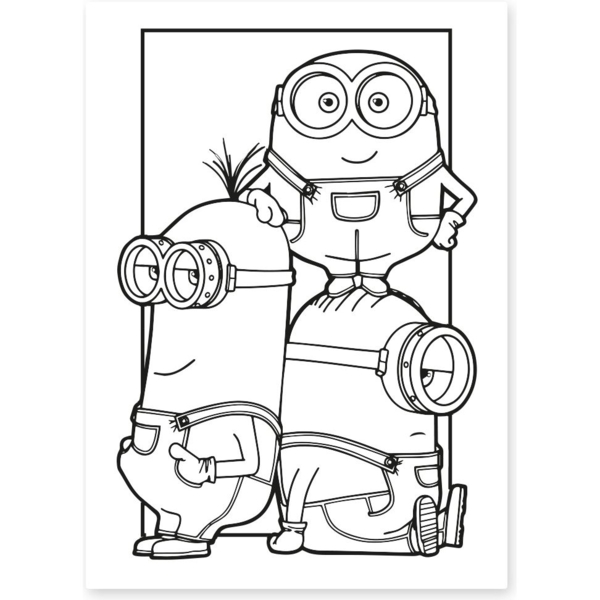 Раскраска Yes Minions 12 страниц (742917) - Pampik - 3