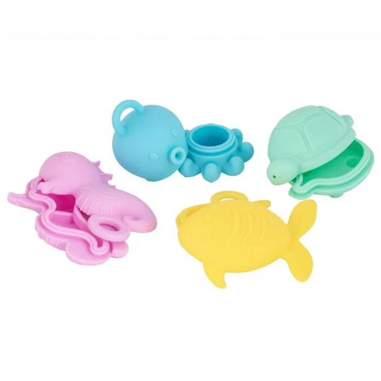 Набор игрушек для ванной Baby Team Морские обитатели (9060) - Pampik - 2