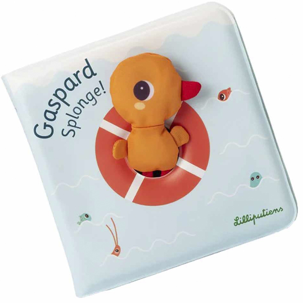Книга для ванної Lilliputiens Каченя Гаспард (83456) - Pampik