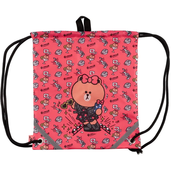 Сумка для обуви Yes SB-10 Line Friends, красный (559684) - Pampik