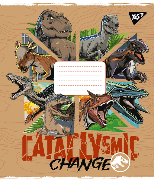 Набор тетрадей Yes Jurassic world А5, в линейку, 12 листов, 25 шт. (767225) - Pampik - 6