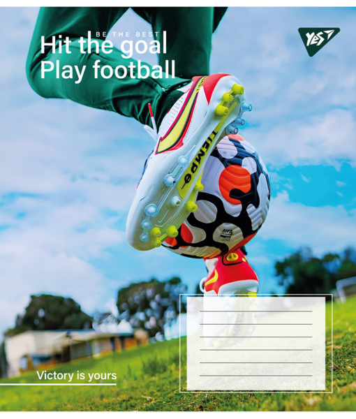 Набор тетрадей Yes Hit the goal А5 в клетку, 24 листа, 20 шт. (67290) - Pampik - 3