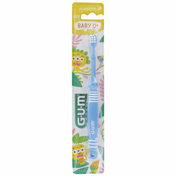 Зубная щетка GUM Baby Monster голубая - Pampik