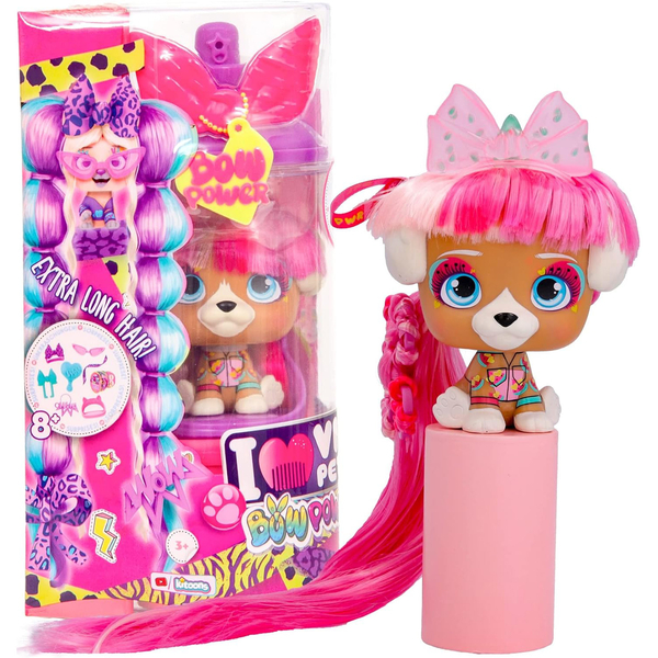 Ігровий набір IMC VIP Pets S6 Bow Power Модний улюбленець Джульєтта (714786) - Pampik