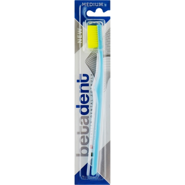 Зубна щітка Betadent Medium, блакитний - Pampik