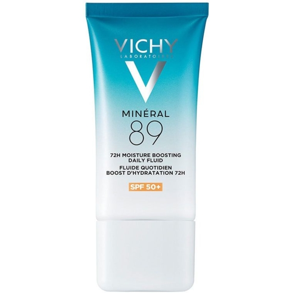 Солнцезащитный флюид для лица Vichy Mineral 89 72H SPF 50+ Увлажняющий 50 мл - Pampik