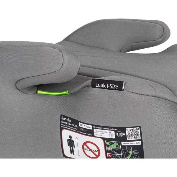 Автокрісло-бустер Lionelo Luuk I-Size Grey, 22-36 кг - Pampik - 4