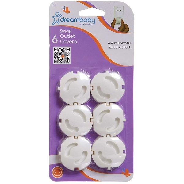 Заглушка для розетки DreamBaby Euro большая 6 шт. (G140) - Pampik - 3