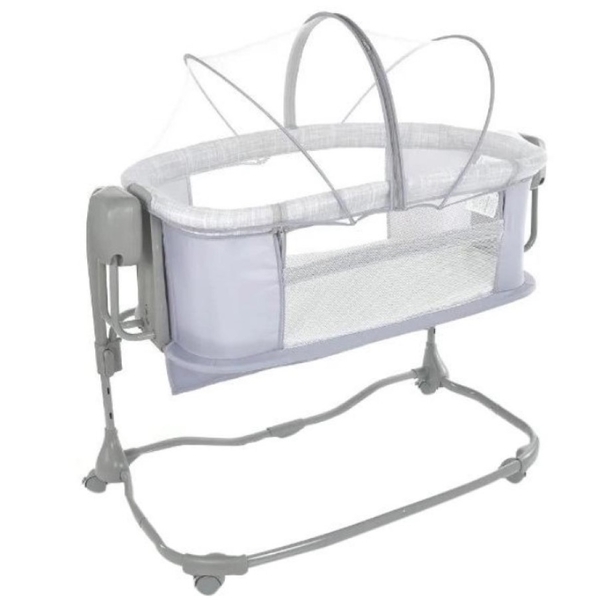 Приставная кроватка Mastela 8602 серая - Pampik