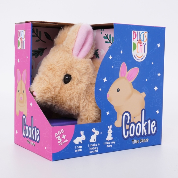 Інтерактивна іграшка Pugs at Play Коричневий кролик Cookie (ST-PAP11) - Pampik - 5