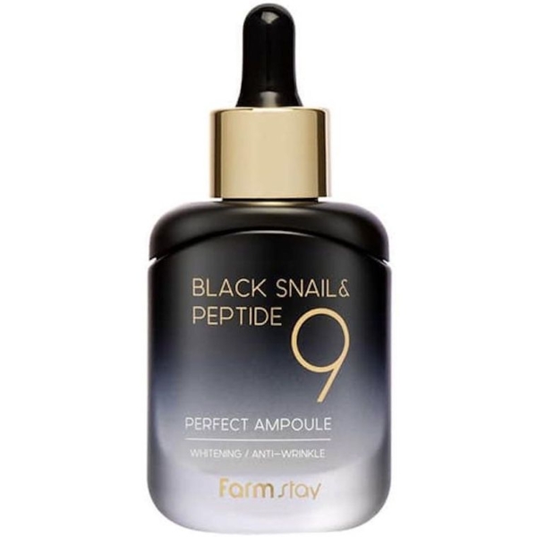 Сироватка для обличчя FarmStay Black Snail & Peptide 9 Perfect Ampoule 35 мл - Pampik - 3