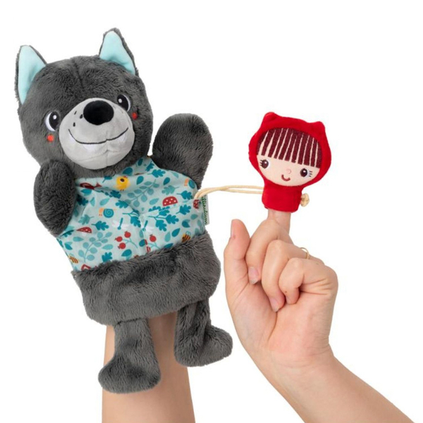 Іграшка на руку Lilliputiens Вовк Луї (83517) - Pampik - 3