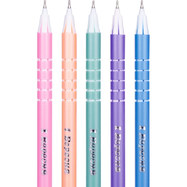 Ручка кулькова 1 Вересня Beta сині чорнила упаковка 30 шт. (411136) - Pampik - 3