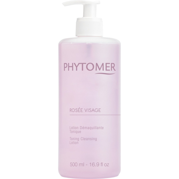 Розовая вода для снятия макияжа Phytomer Rosee Visage Toning Cleansing Lotion 500 мл - Pampik
