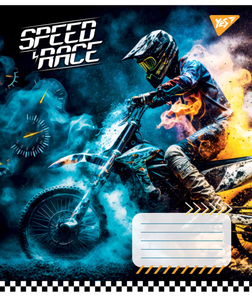 Набор тетрадей Yes Speed ​​race А5 в клетку 24 листа 20 шт. (67293) - Pampik - 6