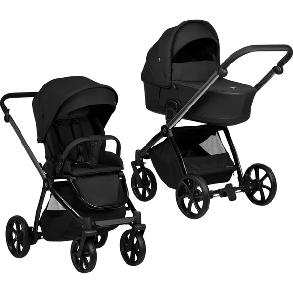 Коляска універсальна 2 в 1 Tutis Mio 3 plus Essential Obsidian - Pampik