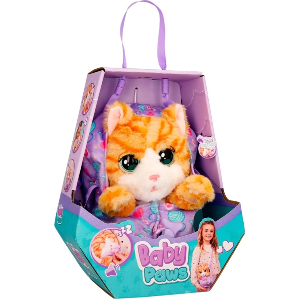 Интерактивная игрушка Baby Paws W2 Рыжий котенок - Pampik