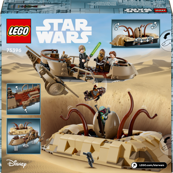 Конструктор LEGO Star Wars Пустынный скиф и яма Сарлакка, 558 деталей (75396) - Pampik - 2