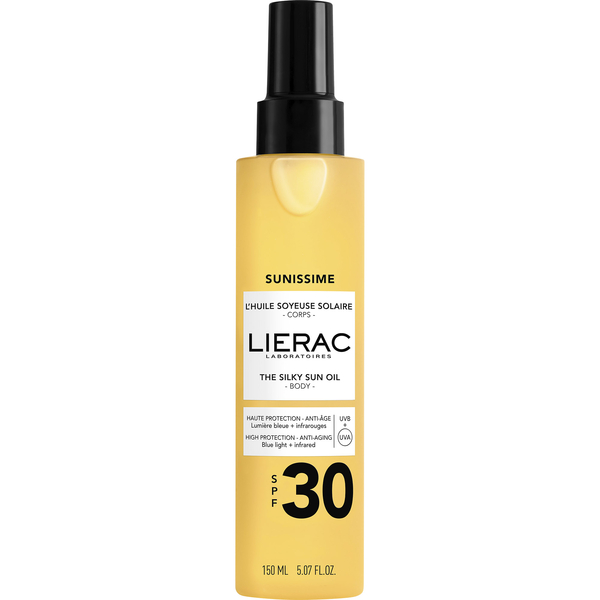 Шовковиста олія Lierac Sunissime Silky Sun для засмаги SPF 30 150 мл - Pampik