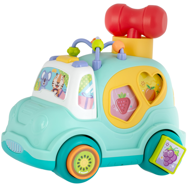 Іграшка музична Baby Team Машинка-сортер (8647) - Pampik