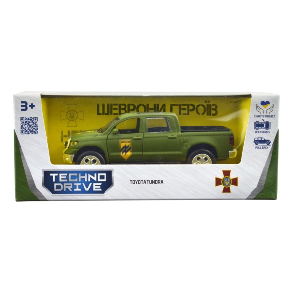 Автомодель TechnoDrive Шеврони Героїв Toyota Tundra АЗОВ (KM6008) - Pampik - 15