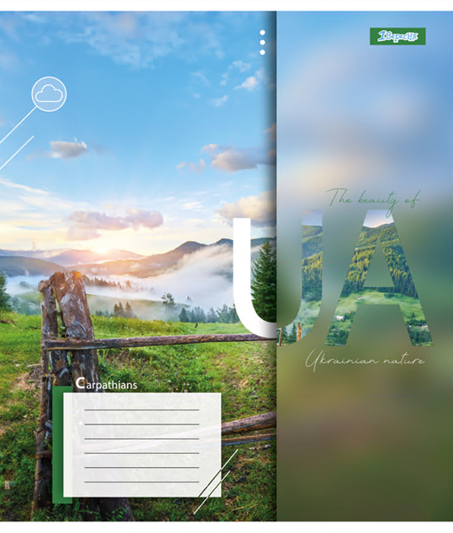 Набір зошитів 1 Вересня The beauty of UA А5, в лінію, 60 аркушів, 10 шт. (767151) - Pampik - 6