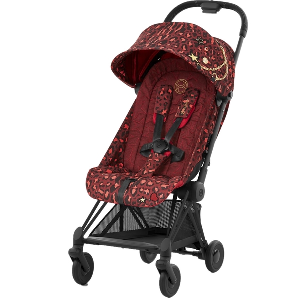 Прогулянкова коляска Cybex Coya by Alec Voelkel Rockstar, бордова (522003041) - Pampik